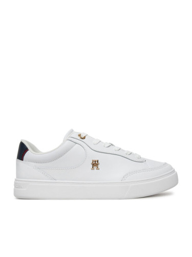 Tommy Hilfiger Сникърси Essential Chic Court Sneaker FW0FW08579 Бял