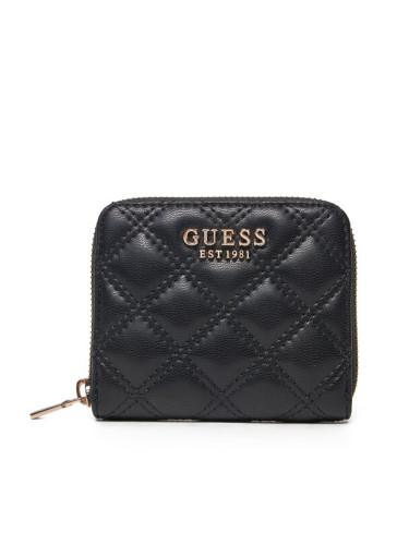 Guess Малък дамски портфейл SWQG87 48137 Черен