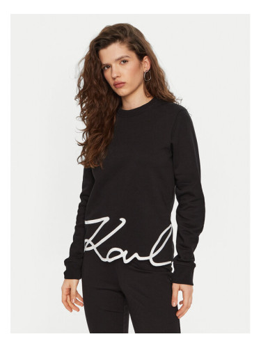 KARL LAGERFELD Суитшърт A1W20010 Черен Regular Fit