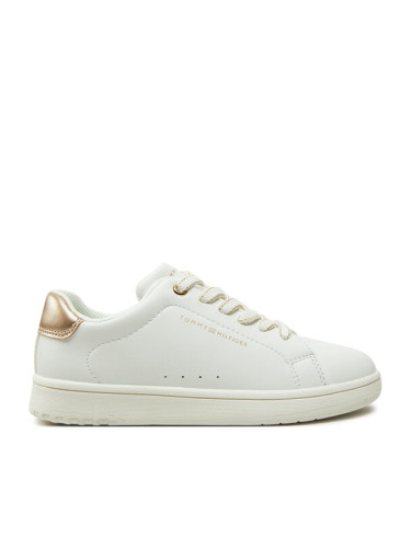 Tommy Hilfiger Сникърси Low Cut Lace-Up Sneaker T3A9-33736-1355 M Бял