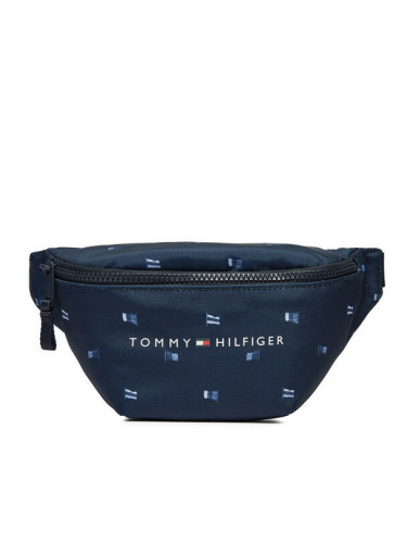 Tommy Hilfiger Чанта за кръст Th Essential Aop AU0AU01949 Тъмносин