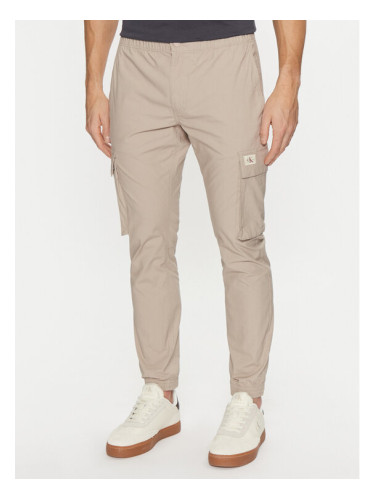 Calvin Klein Jeans Джогъри J30J327614 Бежов Skinny Fit