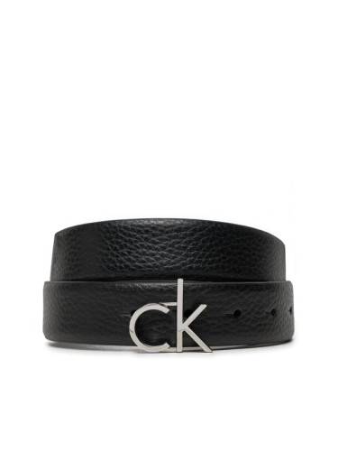 Calvin Klein Дамски колан Ck Logo Buckle Belt 3.0_Pbl K60K613073 Черен