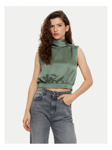 HUGO Блуза Canile-1 50530475 Зелен Regular Fit