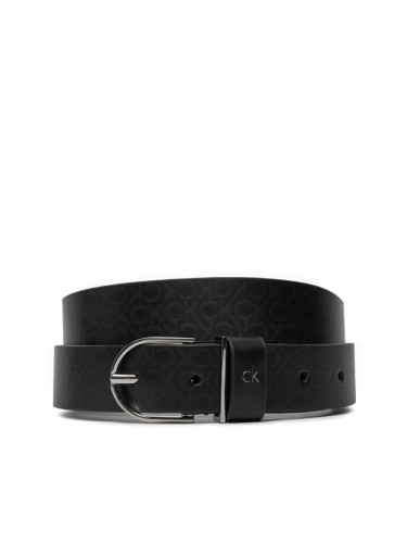 Calvin Klein Дамски колан Ck Metal Loop Rnd Bckle 3.0_Mono K60K612860 Черен