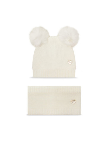 Guess Комплект шапка и шал тип комин A4BZ01 Z2QP0 Екрю