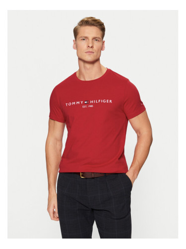 Tommy Hilfiger Тишърт Tommy Logo MW0MW11797 Червен Regular Fit