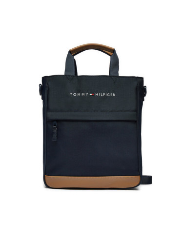 Tommy Hilfiger Дамска чанта Th Essential Shoulder Bag AU0AU01950 Тъмносин