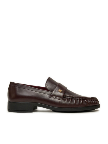 Tommy Hilfiger Лоуфъри Loafer Soft Nappa Pleated Toe FW0FW08362 Бордо