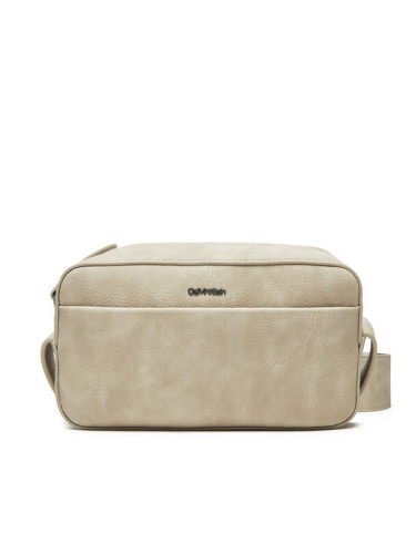 Calvin Klein Мъжка чантичка Ck Refined Camera Bag Nubuck K50K512748 Бежов