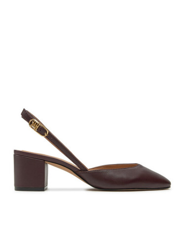 Tommy Hilfiger Сандали Pump Slingback Smooth Leather FW0FW08621 Бордо