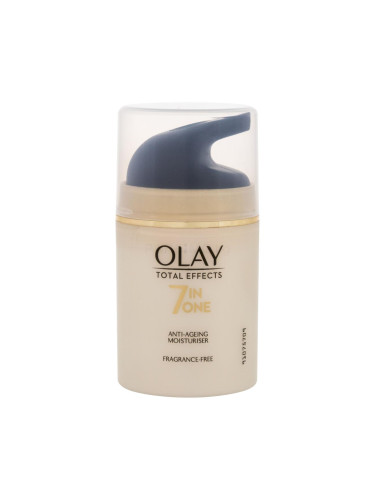 Olay Total Effects 7-in-1 Fragrance Free Moisturiser Дневен крем за лице за жени 50 ml