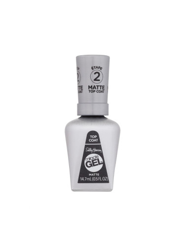 Sally Hansen Miracle Gel Matte Top Coat Лак за нокти за жени 14,7 ml