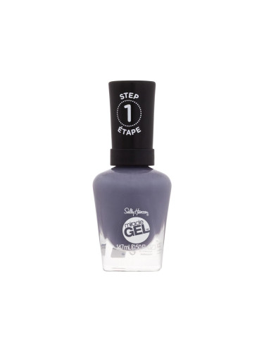 Sally Hansen Miracle Gel Лак за нокти за жени 14,7 ml Нюанс 809 Slate-r Girl