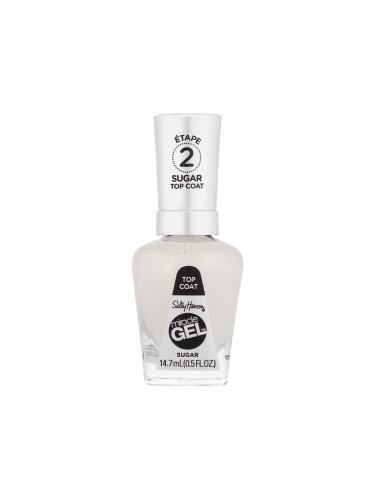 Sally Hansen Miracle Gel Sugar Top Coat Лак за нокти за жени 14,7 ml