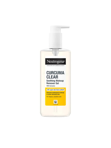 Neutrogena Curcuma Clear Soothing Makeup Remover Gel Почистване на грим 200 ml