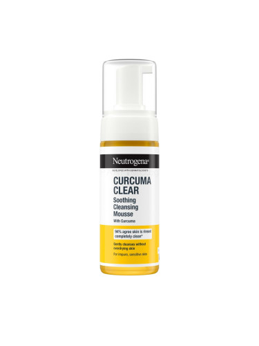 Neutrogena Curcuma Clear Soothing Cleansing Mousse Почистваща пяна 150 ml