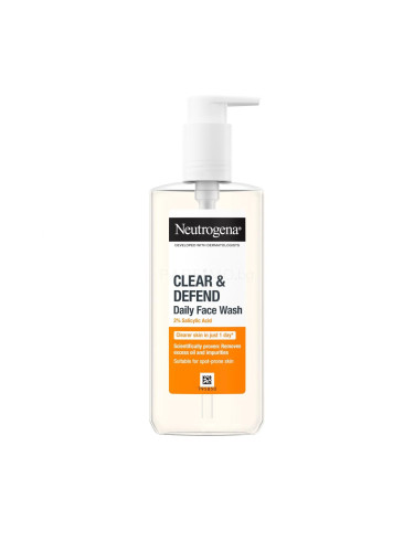 Neutrogena Clear & Defend Daily Face Wash Почистващ гел 200 ml