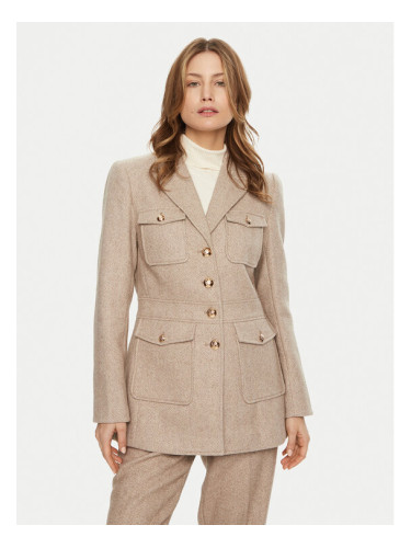 Bruuns Bazaar Сако Baki BBW4290 Бежов Slim Fit