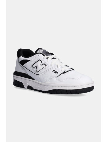 Кожени маратонки New Balance 550 в бяло BB550HA1