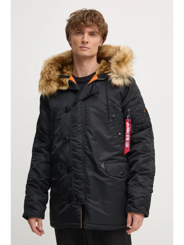 Яке Alpha Industries ALPHA INDUSTRIES PARKA N3B VF 59 в черно зимен модел 103141.03