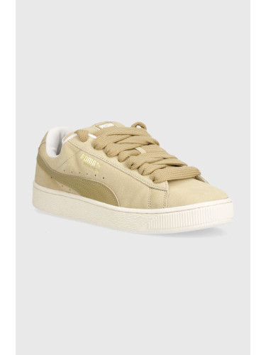 Кожени маратонки Puma Suede XL в бежово 395205