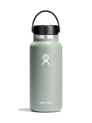 Термобутилка Hydro Flask 32 Oz Wide Flex Cap Agave в зелено W32BTS374