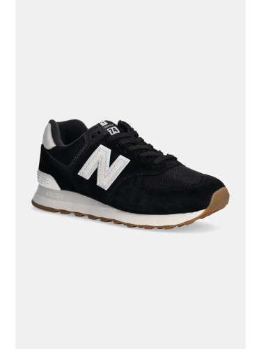 Маратонки New Balance 574 в черно U574RAB