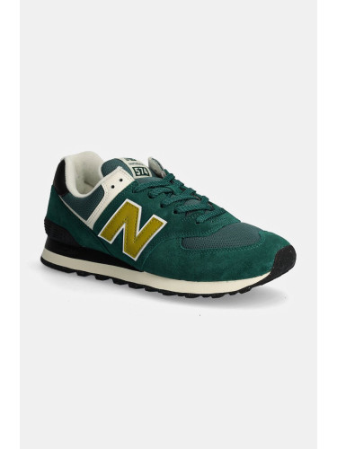 Маратонки New Balance 574 в зелено U574RBC