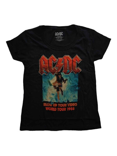 AC/DC Риза Blow Up Your Video Womens Black 2XL