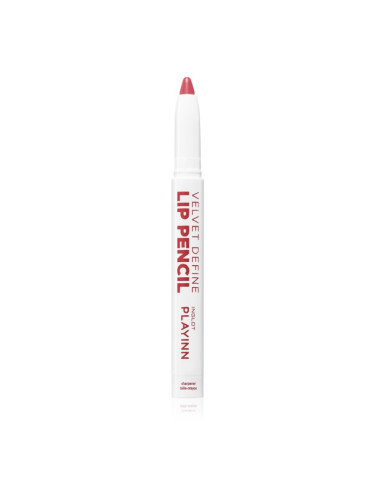 Inglot PlayInn Velvet Define Lip Pencil интензивен молив за устни цвят MUTED BERRY 66 1,6 гр.