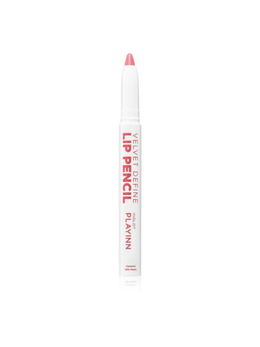 Inglot PlayInn Velvet Define Lip Pencil интензивен молив за устни цвят PALE RASPBERRY 62 1,6 гр.