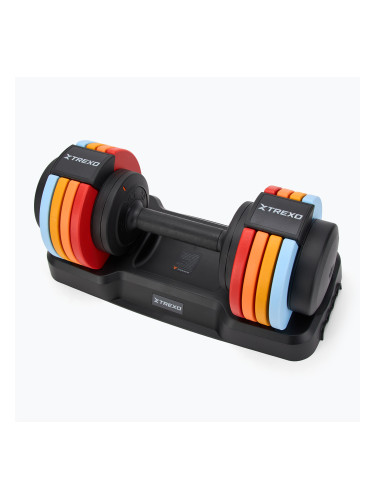 Регулируем дъмбел TREXO 25 kg multicolor