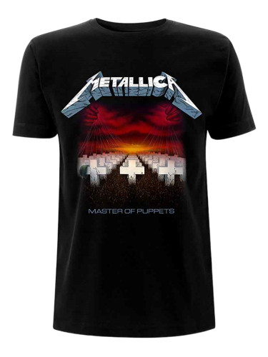 Metallica Риза Master of Puppets Tracks Unisex Black S