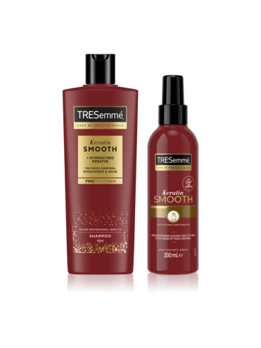 TRESemmé Keratin Smooth изгодна опаковка за блясък и мекота на косата