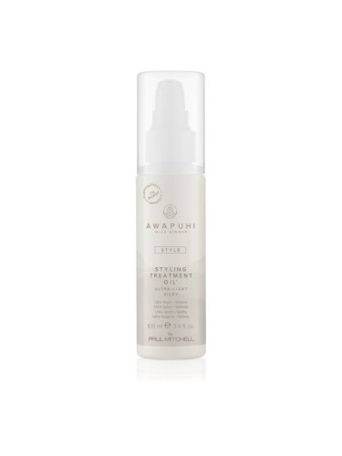 Paul Mitchell Awapuhi Wild Ginger Styling Treatment Oil регенериращо олио за суха и увредена коса 150 мл.