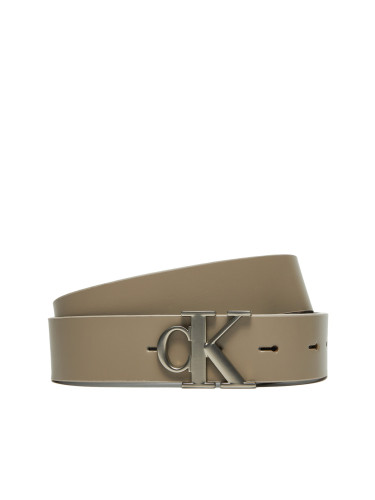 Дамски колан Calvin Klein Jeans Mono Pl Rev Lthr Belt K60K612288 Кафяв