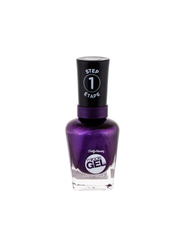 Sally Hansen Miracle Gel Лак за нокти за жени 14,7 ml Нюанс 570 Purplexed