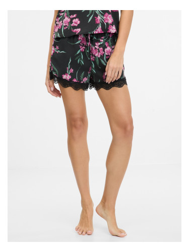 Black women's satin pajama shorts ORSAY - Women's