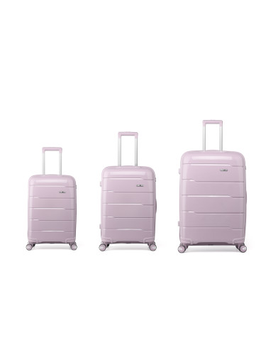 Semiline Unisex's 3-in-1 PP Suitcases Set T5793-0