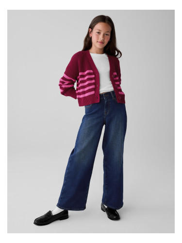 GAP Children's wide jeans wide High Rise - Girls