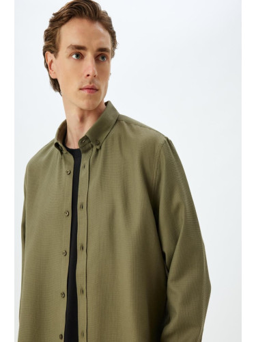 Koton Khaki Men's Adult Shirt