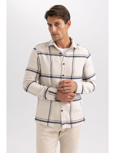 DEFACTO Modern Fit Lumberjack Long Sleeve Shirt