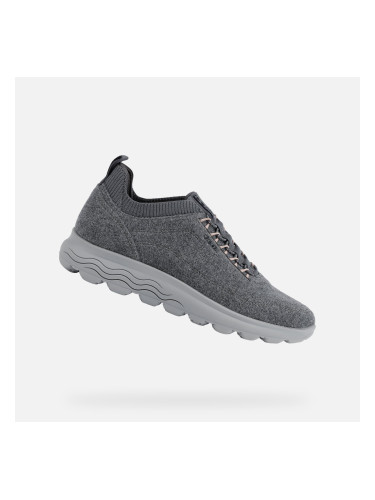 Grey women's sneakers Geox Spherica - Women's