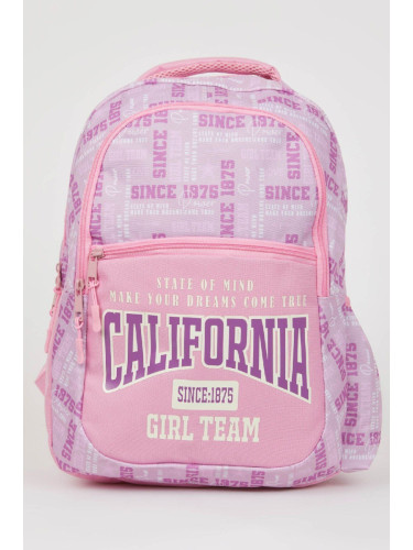 DEFACTO Girls Printed School Backpack