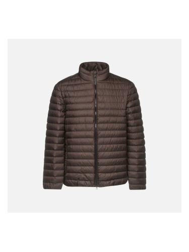 Brown men's down jacket Geox Dereck - Men's