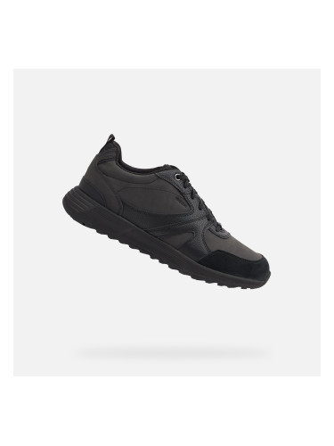 Black men's sneakers Geox Molveno - Men's