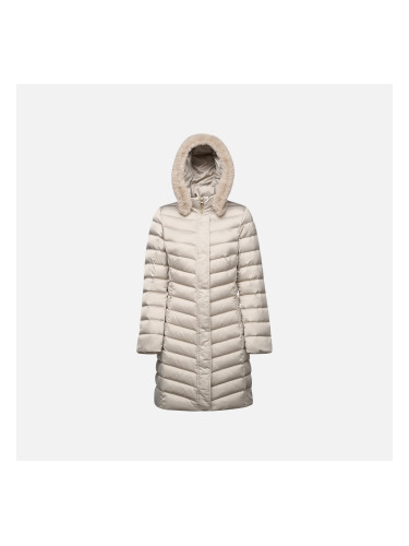 Beige Women's Quilted Jacket Geox Bettanie - Women's