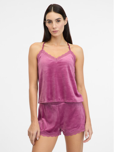 Pink women's suede pajama top ORSAY - Women's