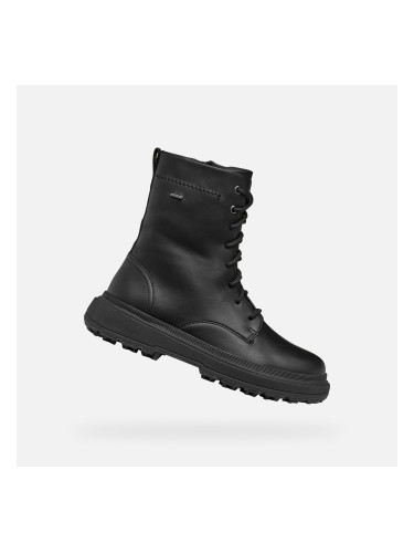 Black women's ankle boots Geox Lamidie + Grip ABX - Women's